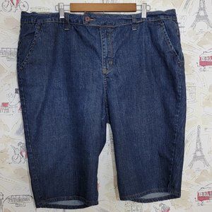 Blue 24 Zanadi Bermuda Shorts Plus Size